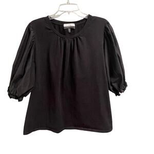 Eloquii Elements Size 22/24 Black Blouse Work Career Capsule Plus Curvy